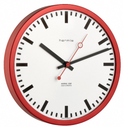 Reloj De Muralla  HERMLE Moderno Quarz Rojo (30471-362100)